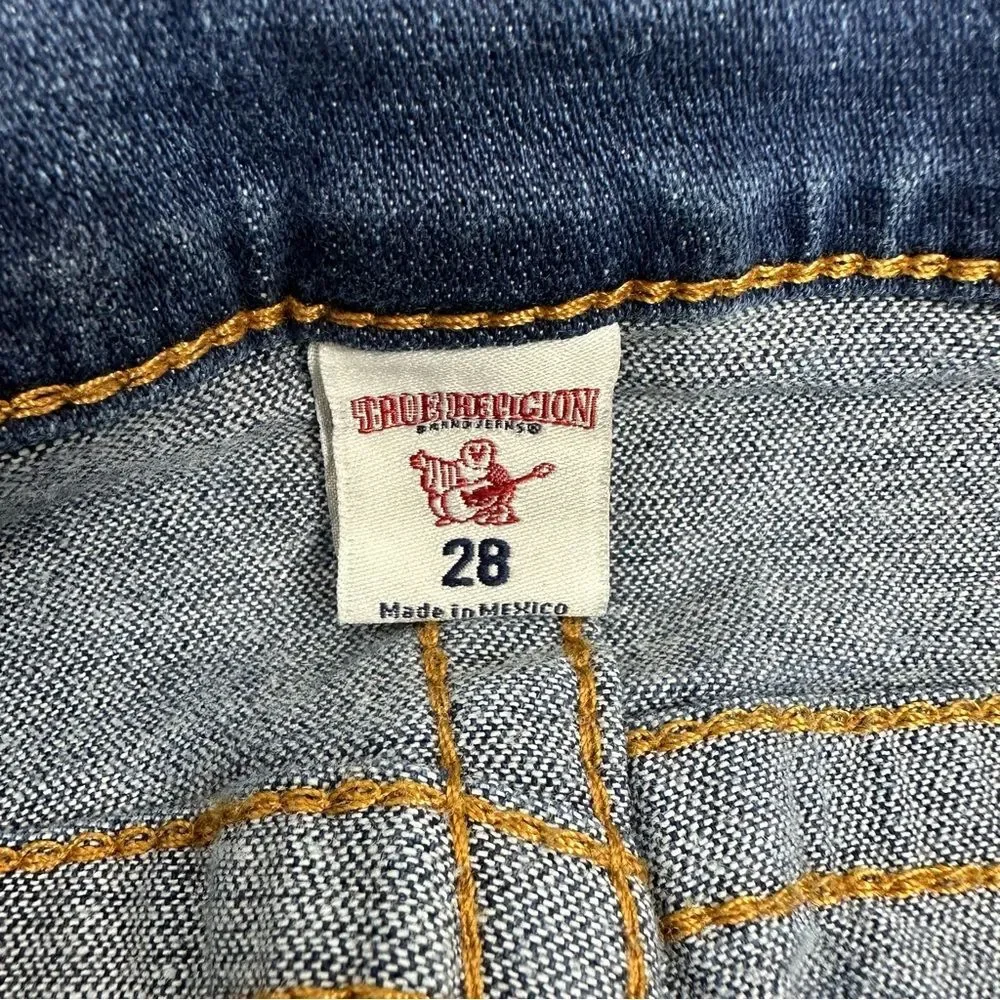 True Religion Men’s size 28 x 33 Skinny Flap Stretch Jeans